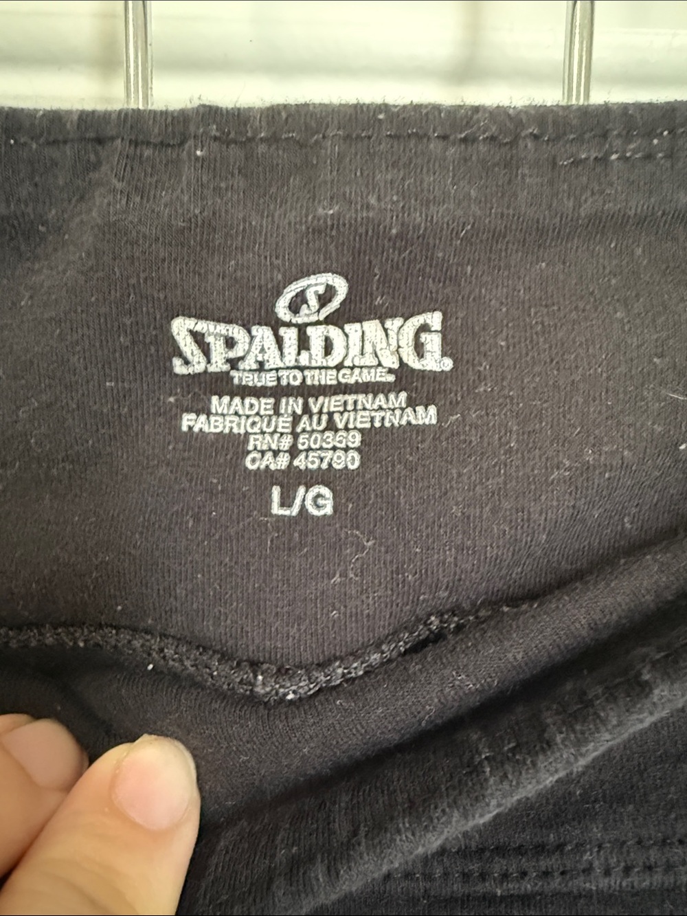 Spalding Black Wide-Leg Yoga Pants - Picture 2 of 5